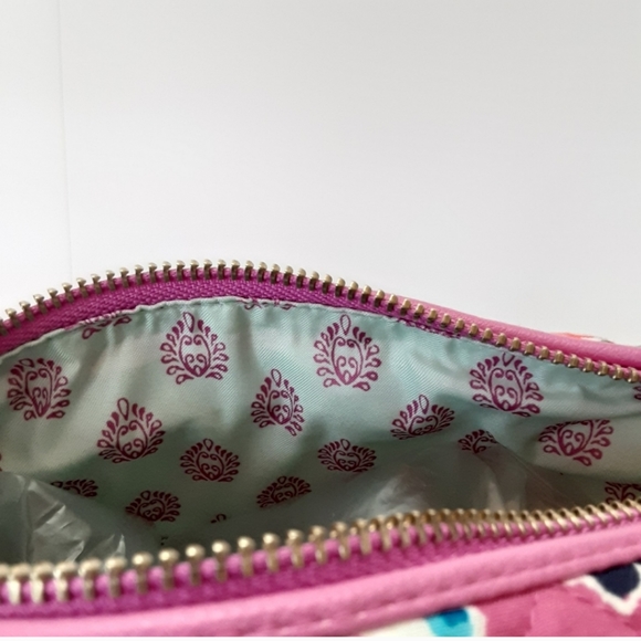 NWT Vera Bradley Mini Carson Hobo Crossbody Wildflower Paisley Hobo Shoulder Bag - Picture 3 of 4